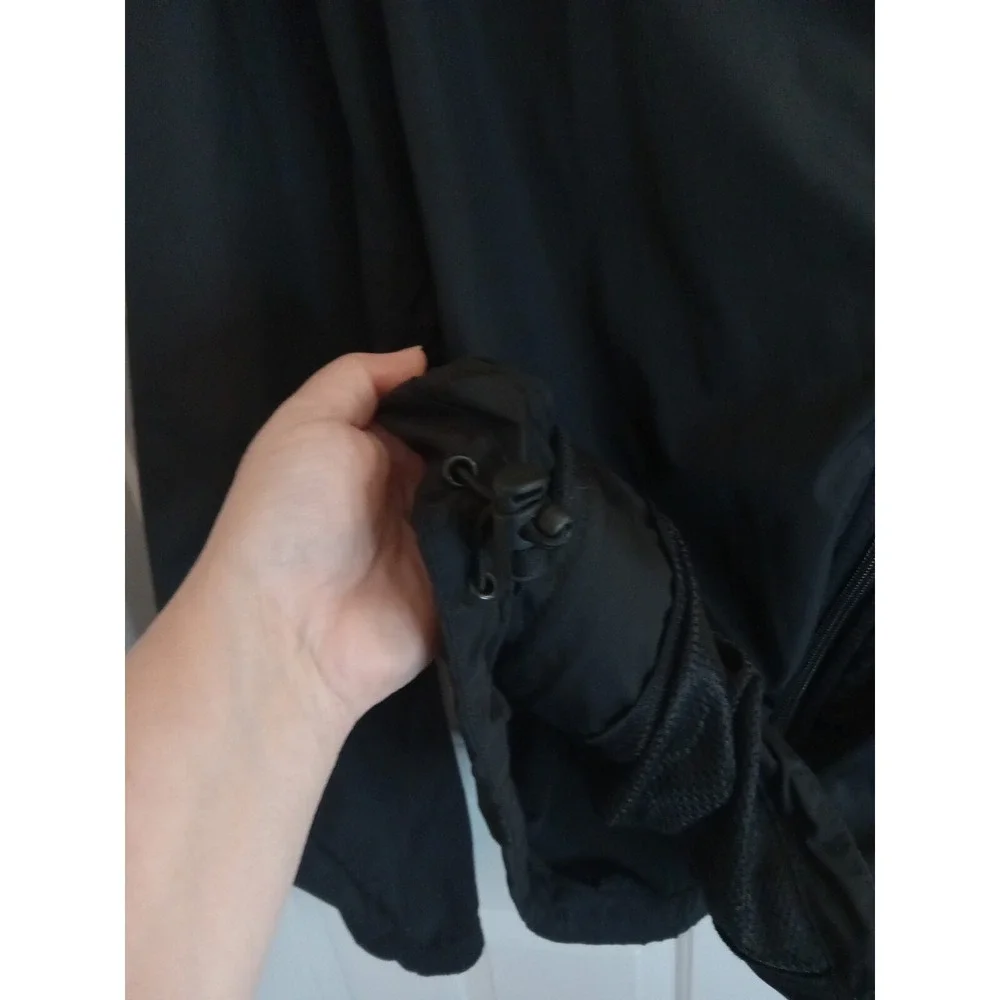 Duluth Trading Co Black Men Windbreaker Jacket  Size 3XL Zippers‎ Light